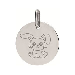 Orfeva Medaille Petit Lapin (Or Blanc 9K)