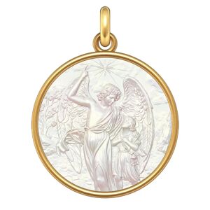 Manufacture Mayaud Medaille L'Ange Gardien (Or & Nacre)