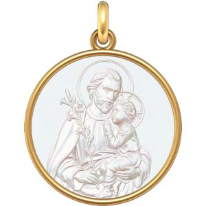 Manufacture Mayaud Medaille Saint Joseph et l'Enfant Jesus (Or & Nacre)