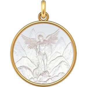 Manufacture Mayaud Medaille Saint-Michel or jaune et nacre