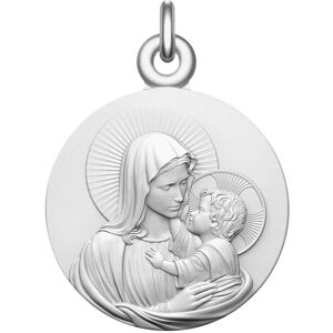 Manufacture Mayaud Medaille bapteme Vierge a l'enfant - argent