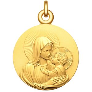 Manufacture Mayaud Medaille bapteme Vierge a l'enfant - vermeil