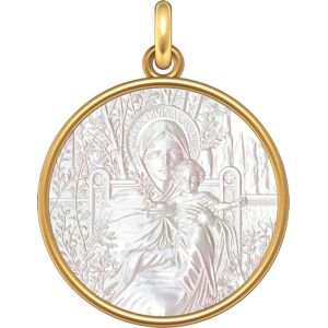 Manufacture Mayaud Medaille Mater Divinae Gratia or jaune et nacre