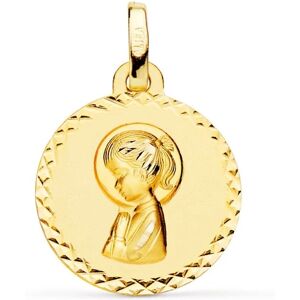 Orfeva Medaille de communion : petite fille Or Jaune 9K