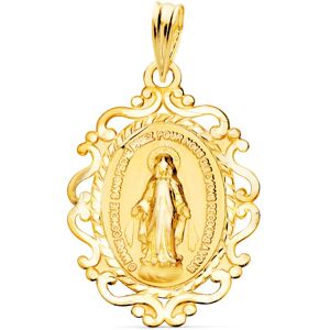 Orfeva Medaille Vierge Miraculeuse Arabesque en or jaune