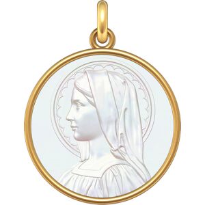 Manufacture Mayaud Medaille Vierge - Virgo Maria or jaune et nacre