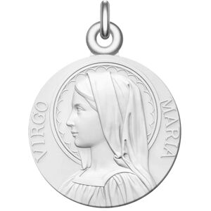 Manufacture Mayaud Medaille bapteme Vierge Virgo Maria argent