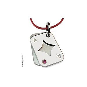 Mikado Pendentif Mikado Poker Carreau