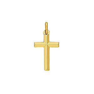 Orfeva Pendentif Croix Fil Biseaute