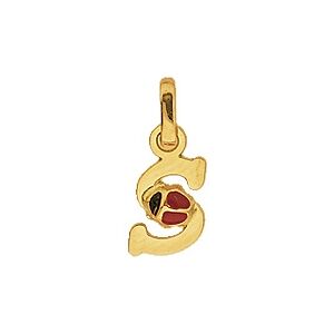 Orfeva Pendentif Lettre S Coccinelle