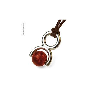 Pendentif Mikado Rolling Stone Ambre Naturel