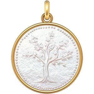 Manufacture Mayaud Medaille arbre de vie Perle - or et nacre