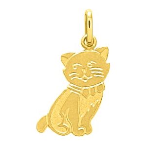 Orfeva Pendentif Chat Or Jaune