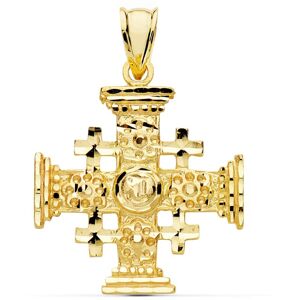 Orfeva Pendentif Croix de Jerusalem en or jaune