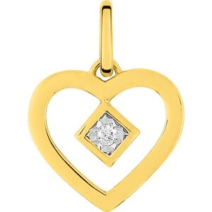 Orfeva Pendentif mon Diamant en Coeur Or Jaune