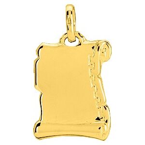 Orfeva Pendentif Parchemin Motifs Grecs  en or jaune