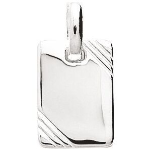 Orfeva Pendentif plaque rectangulaire argent