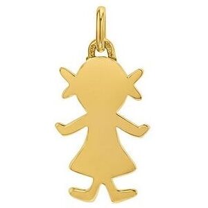 Augis Pendentif silhouette Fille (Or Jaune)