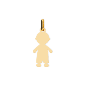 Orfeva Pendentif silhouette garcon en Or Jaune 9K