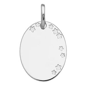 Orfeva Pendentif Plaque Ovale avec Arabesque