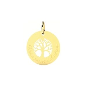 Orféva Médaille arbre de vie à personnaliser Or Jaune