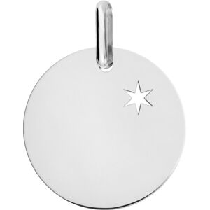 Orféva La Médaille une étoile te guidera (or blanc)