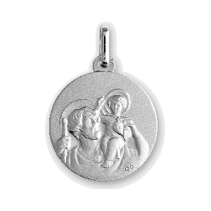 Orféva Ma Médaille Saint Christophe Or Blanc 9K