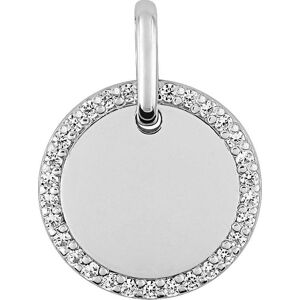 Orféva Médaille Ronde Oxydes argent