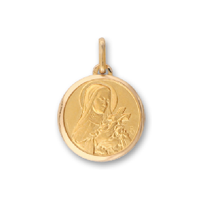 Orféva Médaille Sainte Thérèse en Or Jaune