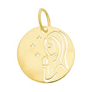 Orféva Médaille Vierge à l'Etoile(Or Jaune 9K)