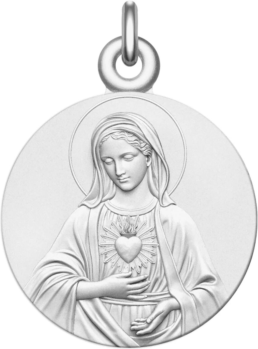 Manufacture Mayaud Médaille Vierge Marie au coeur argent