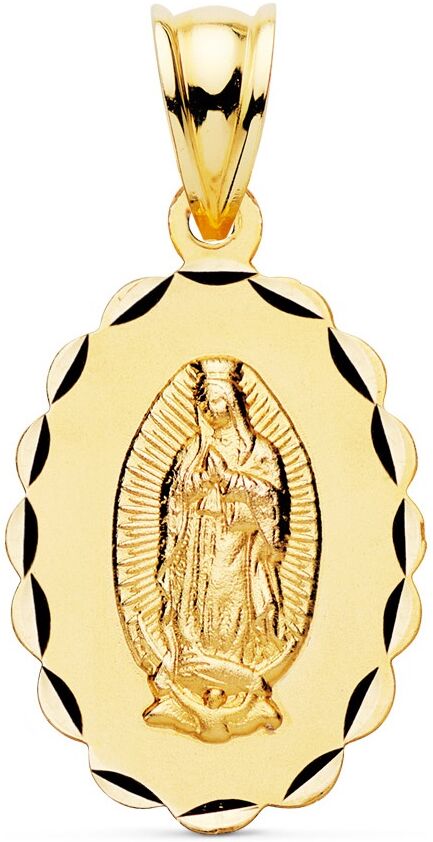 Orféva Médaille facetée Notre-Dame de Guadalupe (Or Jaune 9K) (Or Jaune 9K)