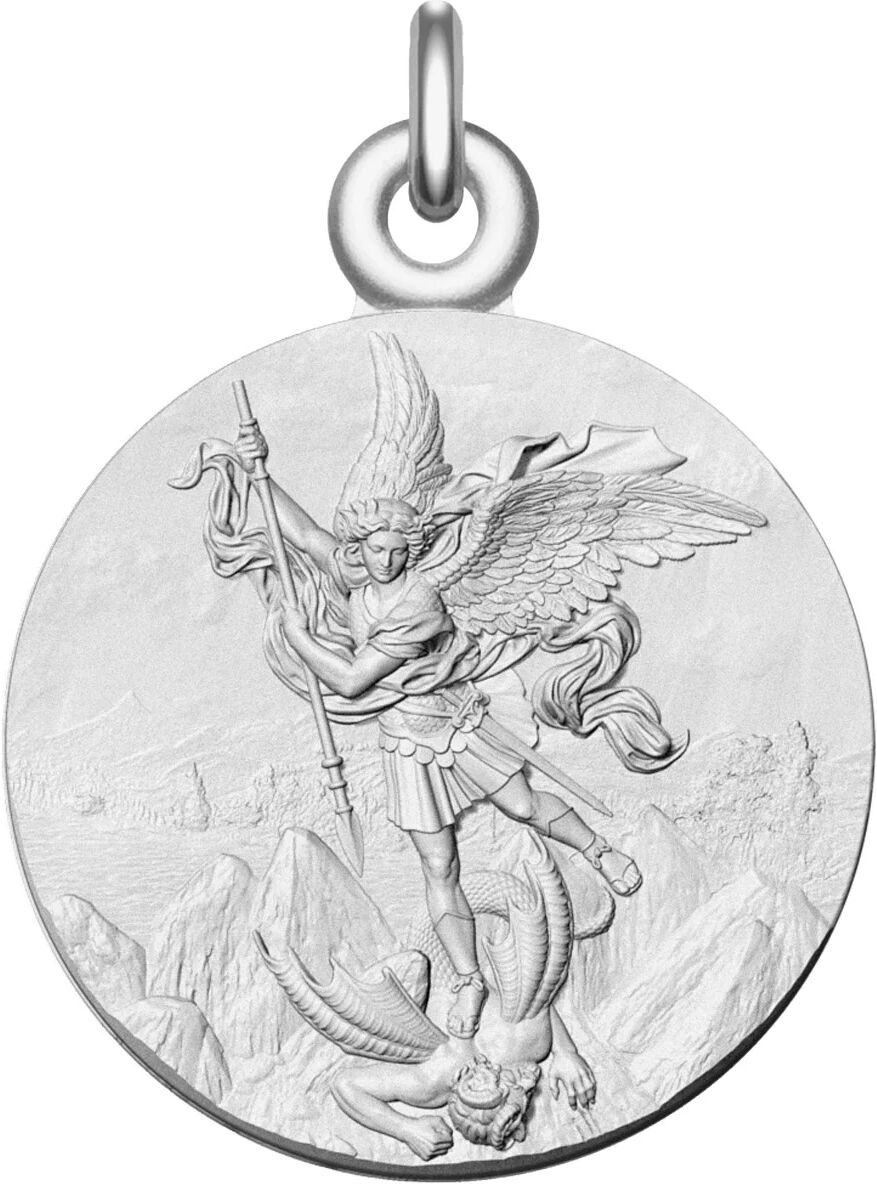 Manufacture Mayaud Médaille Archange Saint-Michel Argent