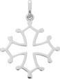 Orféva Pendentif Croix Occitane (Argent)