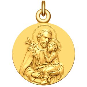 Manufacture Mayaud Médaille Saint Joseph et l'Enfant Jésus Or Jaune