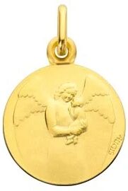 Augis Médaille Ange Gardien et le bébé-Or Jaune