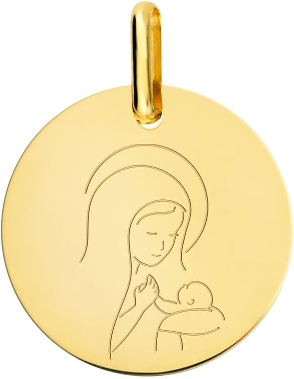 Orféva Médaille Vierge à l'Enfant Amour Maternel (Or Jaune 9K) Orféva Médaille Vierge à l'Enfant Amour Maternel (Or Jaune 9K)