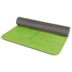 Tapis de yoga avec reperes Pinofit - Anis Citron