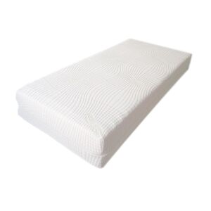 Dinaflex MATELAS MÉMOIRE "3 COUCHES" 25CM D'ÉPAISSEUR AVEC SOUS-HOUSSE, 9 ZONES 2D, ORTHOPÉDIQUE ET ANALLERGIQUE, HOUSSE EN ALOE VERA