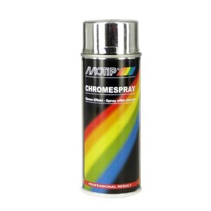 Bombe de peinture chrome brillant Motip 400ml (Aérosol) - Publicité