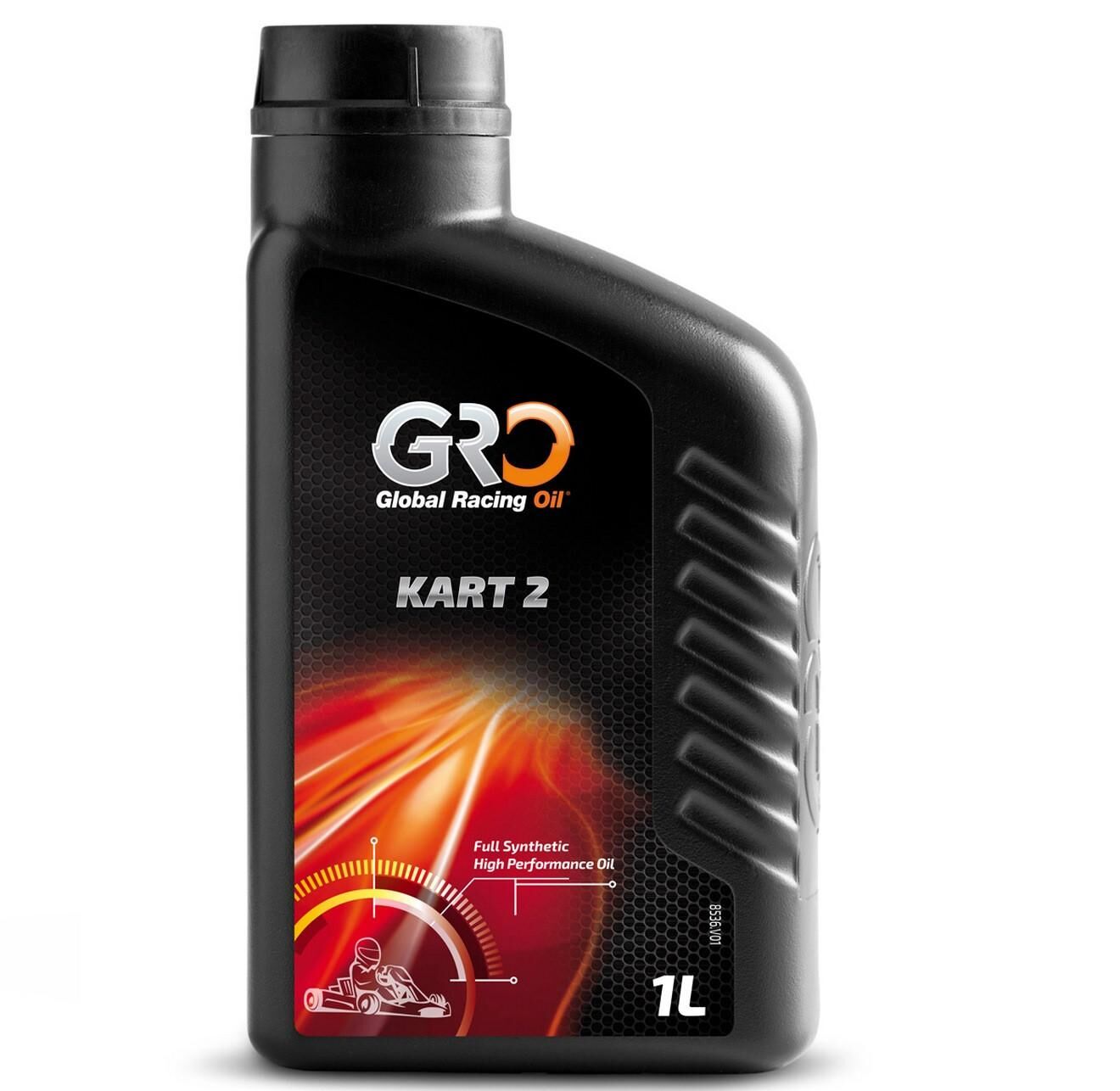 Global Racing Oil Huile marque global racing oil 2 temps kart-2 100% synthèse 1l