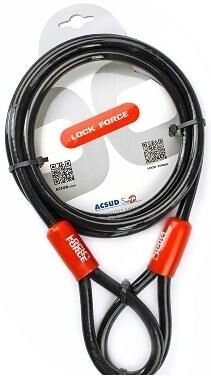 Lock Force Cable de securite lockforce steelcable diametre 10mm - longueur 2m