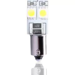 PLANETLINE Ampoules LED x 2 - ba9s 4LED smd5050 canbus blanc 12V  2W 3760010025253
