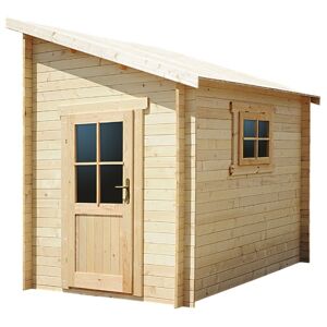 Gardy Shelter Abri adossé 5,96m² PLUS  en bois massif 28mm Gardy Shelter