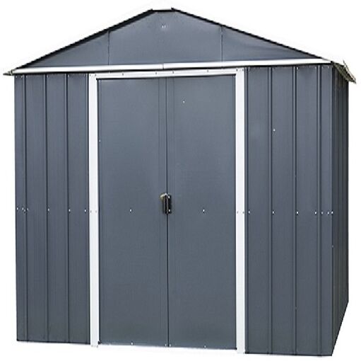 Yardmaster Abri de jardin métal anthracite 4,38m² + kit d'ancrage inclus - YARDMASTER Yardmaster Abri de jardin métal anthracite 4,38m² + kit d'ancrage inclus - YARDMASTER