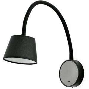 Faro Applique murale LED en métal et textile ⌀ 11