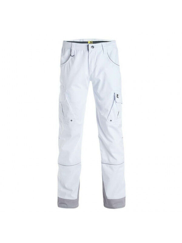 Pantalon de travail multipoches homme Antras blanc North ways