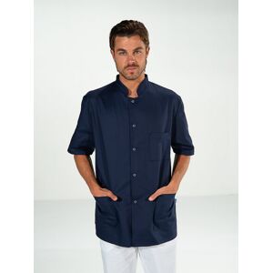 Mylookpro Tunique medicale Homme manches courtes bleu marine DENIS