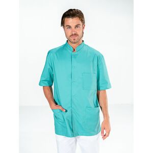 Mylookpro Tunique Dentiste Homme manches courtes Vert Aqua DENIS