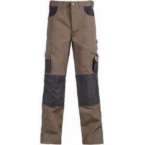 Pantalon de travail resistant Adam brun anthracite North Ways